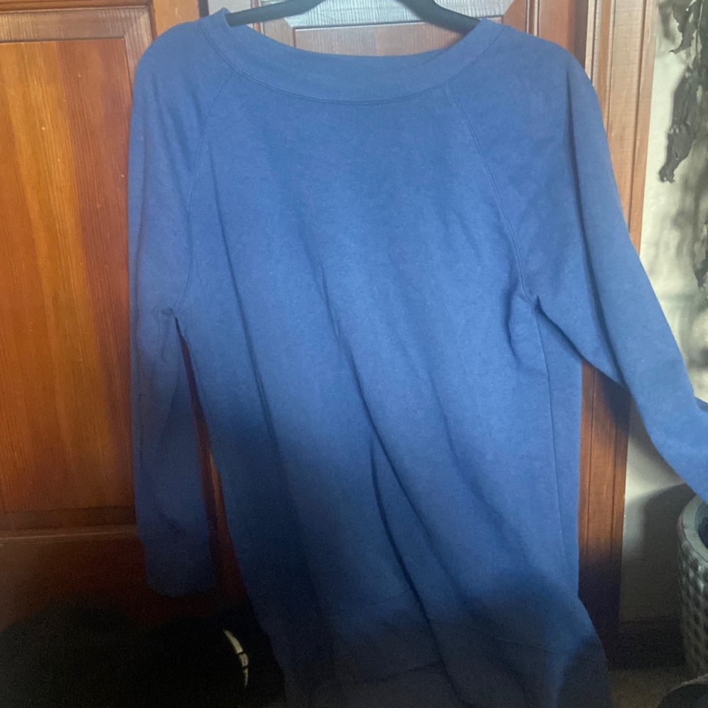 Blue hoodie